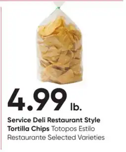 Stater Bros Restaurant Style Tortilla Chips offer