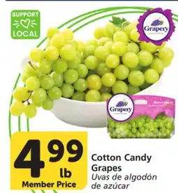 Albertsons Cotton Candy Grapes offer