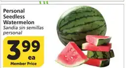 Albertsons Personal Seedless Watermelon offer