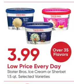 Stater Bros Stater Bros. Ice Cream or Sherbet offer