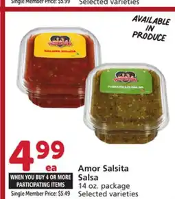 Vons Amor Salsita Salsa offer