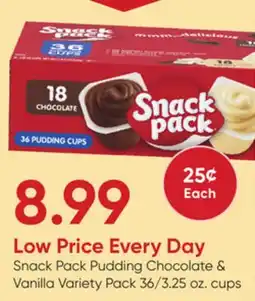 Stater Bros Snack Pack Pudding offer
