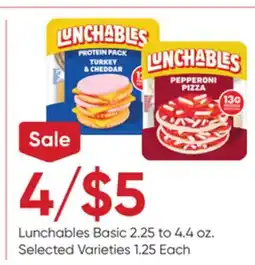 Stater Bros Lunchables Basic offer