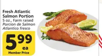Vons Fresh Atlantic Salmon Portion offer