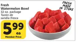 Vons Fresh Watermelon Bowl offer