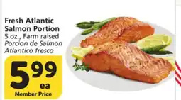 Albertsons Fresh Atlantic Salmon Portion offer