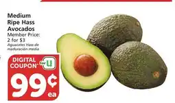 Albertsons Medium Ripe Hass Avocados offer