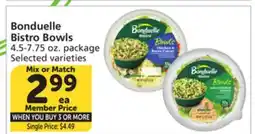 Albertsons Bonduelle Bistro Bowls offer
