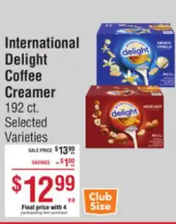 Smart & Final International Delight Coffee Creamer offer