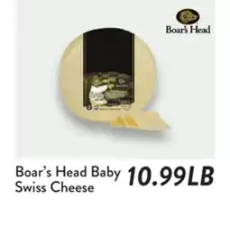Fresh Thyme Boar's Head Baby Swiss Cheese offer
