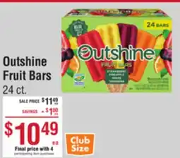 Smart & Final Outshine Fruit Bars offer