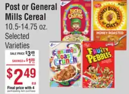 Smart & Final Post or General Mills Cereal offer