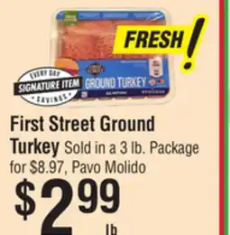 Smart & Final First Street Ground Turkey offer