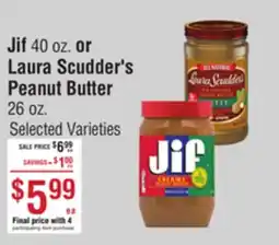 Smart & Final Jif or Laura Scudder's Peanut Butter offer