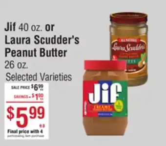 Smart & Final Jif or Laura Scudder's Peanut Butter offer