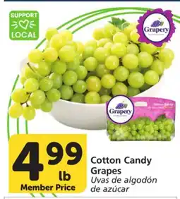 Vons Cotton Candy Grapes offer