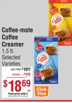 Smart & Final Coffee-mate Coffee Creamer offer