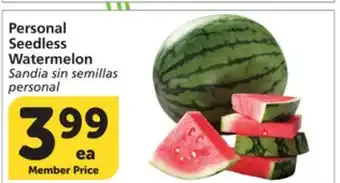 Vons Personal Seedless Watermelon offer