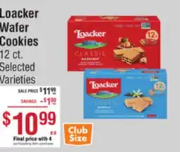 Smart & Final Loacker Wafer Cookies offer