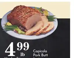 Pavilions Capicola Pork Butt offer