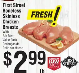 Smart & Final First Street Boneless Skinless Chicken Breasts offer