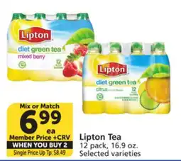 Vons Lipton Tea offer