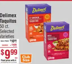 Smart & Final Delimex Taquitos offer