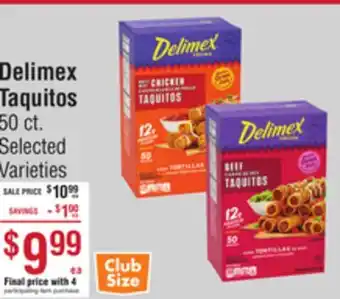 Smart & Final Delimex Taquitos offer