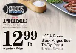 Pavilions USDA Prime Black Angus Beef Tri-Tip Roast offer