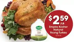 Kroger Empire Kosher Natural Young Turkey offer