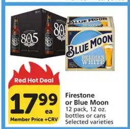 Vons Firestone or Blue Moon offer