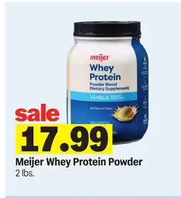 Meijer Meijer Whey Protein Powder offer