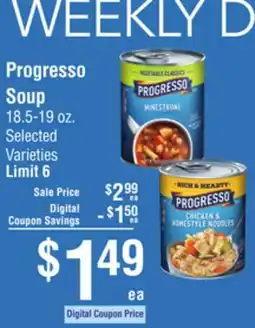 Smart & Final Progresso Soup offer