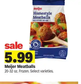 Meijer Meijer Meatballs offer