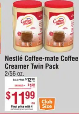 Smart & Final Nestlé Coffee-mate Coffee Creamer Twin Pack offer