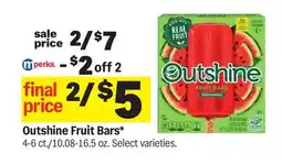 Meijer Outshine Fruit Bars offer