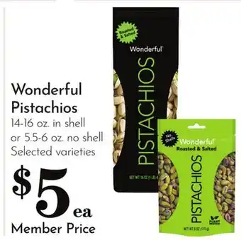 Pavilions Wonderful Pistachios offer