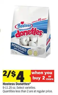 Meijer Hostess Donettes offer