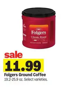 Meijer Folgers Ground Coffee offer