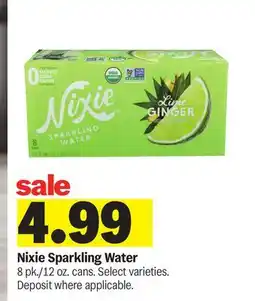 Meijer Nixie Sparkling Water offer