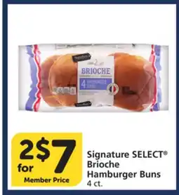 Vons Signature SELECT Brioche Hamburger Buns offer