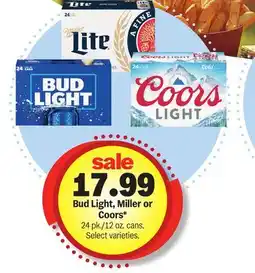 Meijer Bud Light, Miller or Coors offer