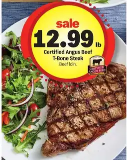 Meijer Certified Angus Beef T-Bone Steak offer