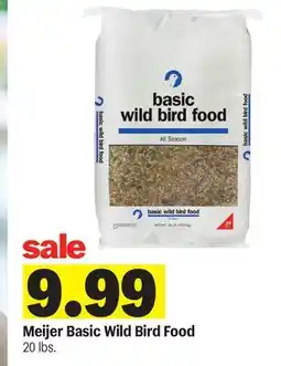 Meijer Meijer Basic Wild Bird Food offer