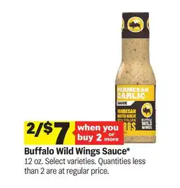 Meijer Buffalo Wild Wings Sauce offer