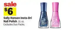 Meijer Sally Hansen Insta-Dri Nail Polish offer