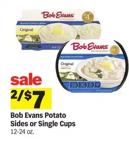 Meijer Bob Evans Potato Sides or Single Cups offer