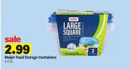 Meijer Meijer Food Storage Containers offer