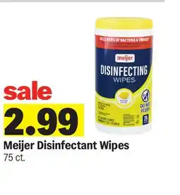 Meijer Meijer Disinfectant Wipes offer