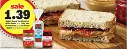 Meijer Meijer Round Top Wheat or White Bread 20 oz., Jelly, Jam or Preserves 18 oz. or Peanut Butter 16 oz offer